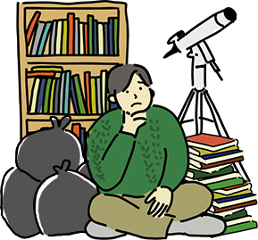 カイトでゴミ屋敷を解決